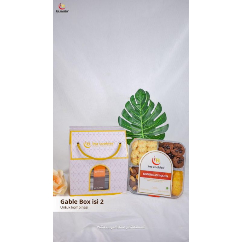 

Gable Inacookies isi 2 kombinasi Hampers kue Idul Fitri