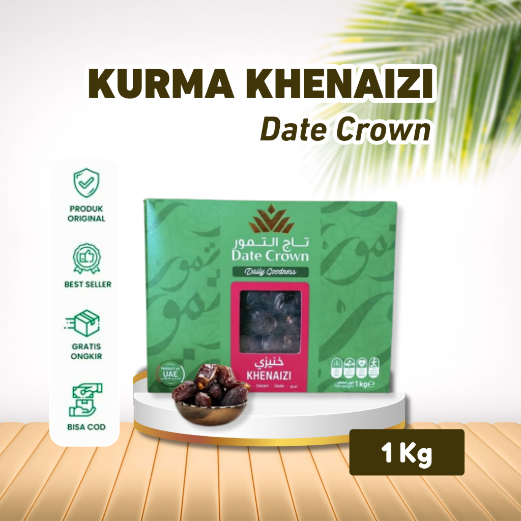 

Kurma Date Crown Khenaizi 1kg | Korma Khenizi 1 kg Dates Crawn