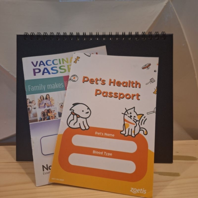 Buku Vaksin Kucing Anjing Pet Health Passport