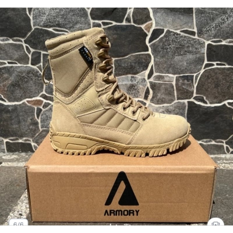 Sepatu Combat Boots PDL ARMORY ARM-888 [8 Inci