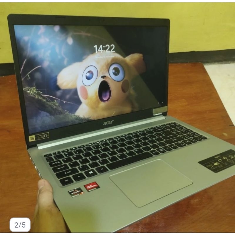 laptop Acer aspire 5 ram 12 GB SSD 512gb siap lembur