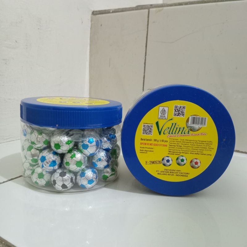 

VELLINA COKLAT BOLA ISI 60 PCS