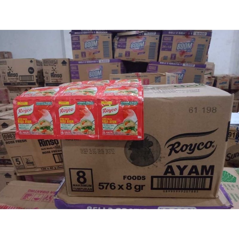 

Royco Ayam 8 gr 1renceng 12pcs
