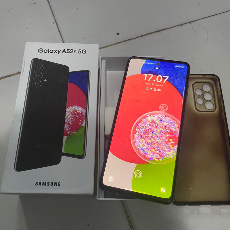 HP Samsung Galaxy A52s 5G 8/256 GB Black Hitam