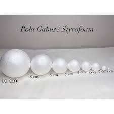 Bola Gabus Styrofoam Bulat