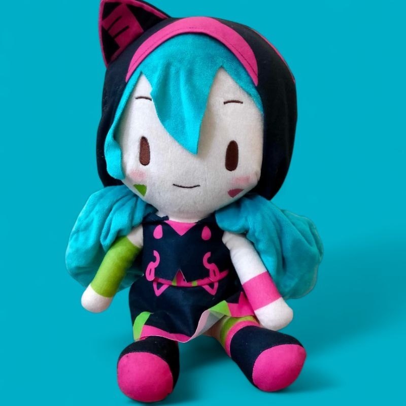 Boneka Hatsune Miku Fuwapuchi Live Stage L Plush