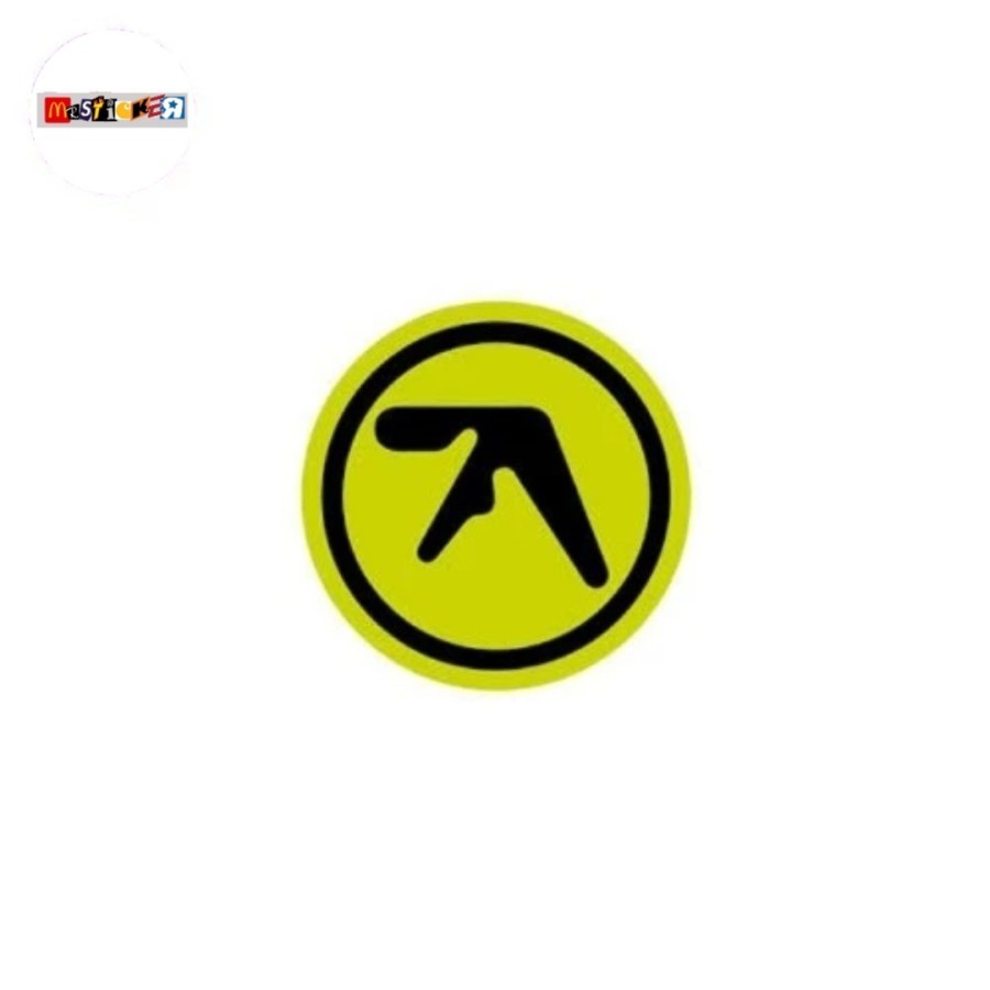 sticker Aphex Twin 180db logo stiker DJ EDM