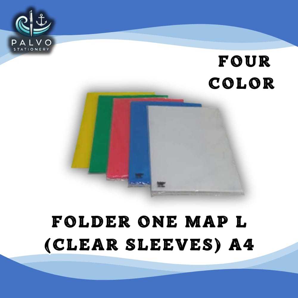 

FOLDER ONE MAP L (CLEAR SLEEVES ) UKURAN FOLIO / PLASTIK MAP