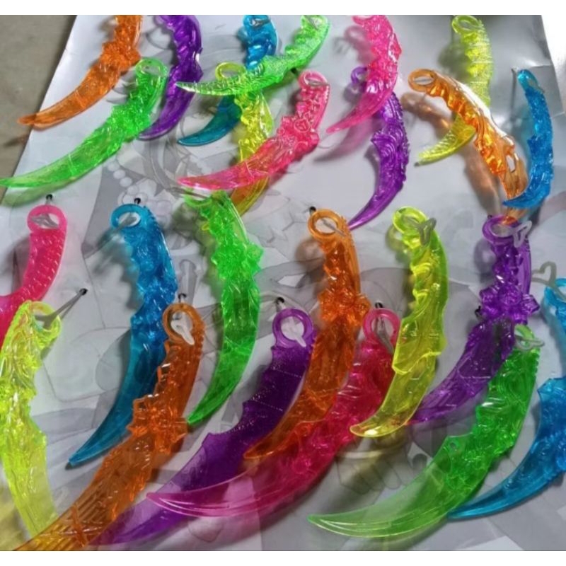 1 PCS Mainan Karambit Besar Mainan Senjata Naruto Karambit