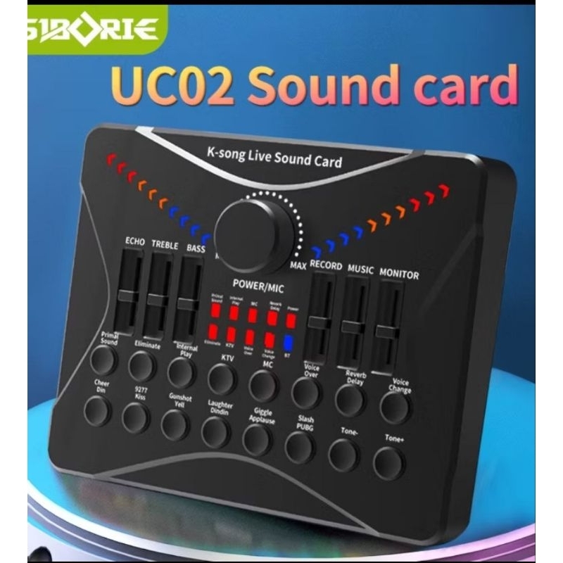 GIBORIE UC02 Sound Card K-song Live