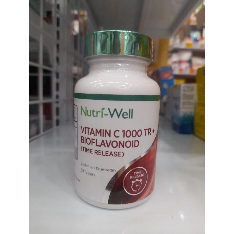 Nutri-Well Vitamin C 1000 TR + Bioflavonoid (Time Release)