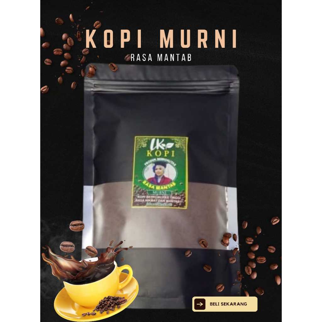 

KOPI BUBUK MURNI 250GR RASA MANTAB