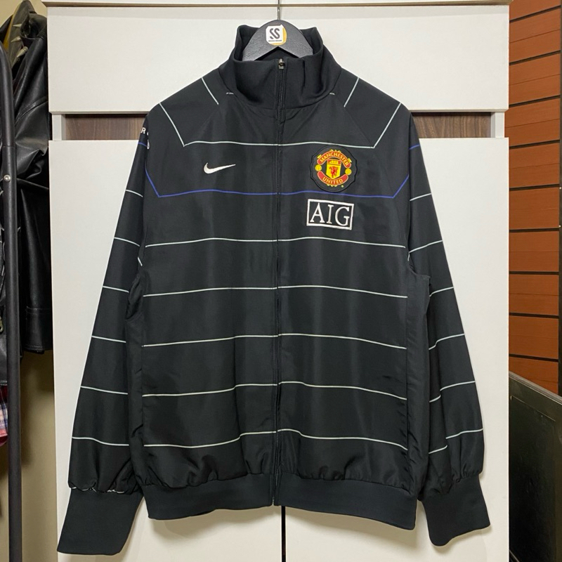 MANCHESTER UNITED NIKE TRACK JACKET SIZE LARGE 2008-2009 season