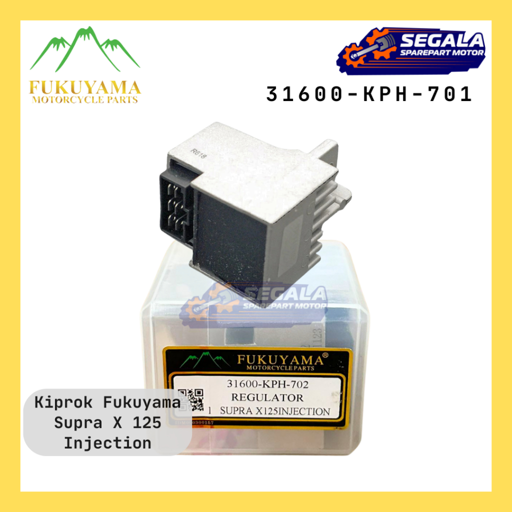 Kiprok Regulator Fukuyama Supra X 125 FI Injeksi 31600-KPH-701 Kiprox Honda