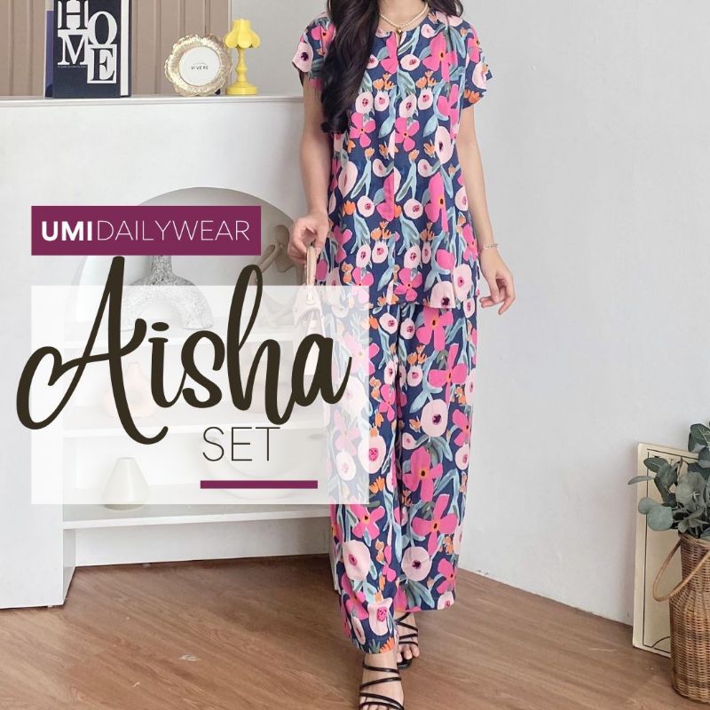 AISHA SET | BAJU TIDUR | PAJAMAS WANITA | SETELAN PIYAMA WANITA | PIYAMA BUSUI | PIYAMA TIDUR WANITA