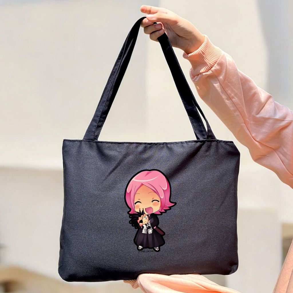 Bleach tas ToteBag Landscape NOV2407A Tote Bag Resleting Bahan Kain Drill Fit Laptop