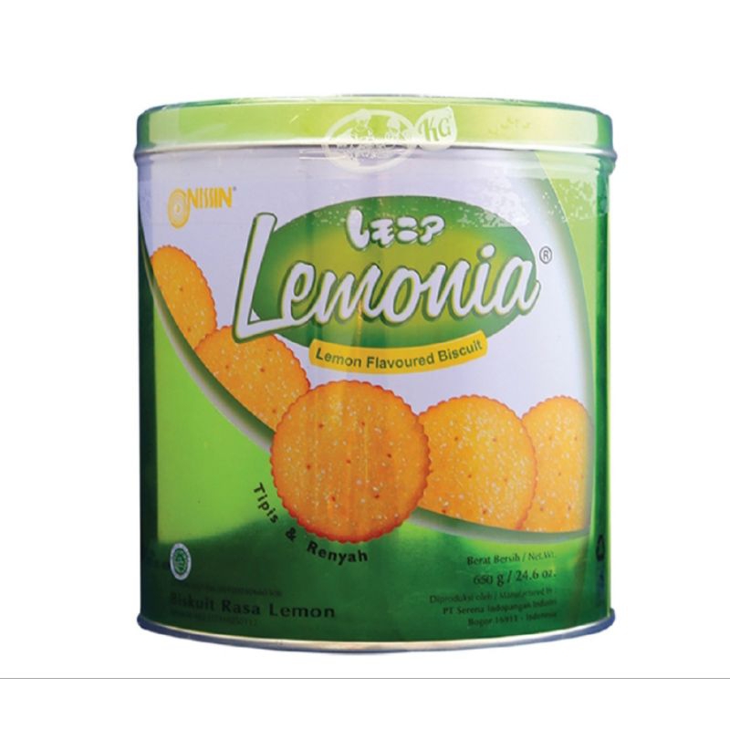

biskuit Nissin lemonia lemon 650 gram limited edition idul Fitri