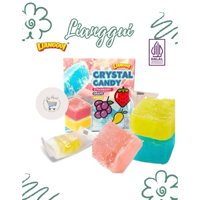 

[HALAL] LIANGGUI CRYSTAL CANDY PERMEN LUNAK ANEKA RASA STROBERI, ANGGUR, MANGGA 96g ANGGUR, MANGGA Permen Buah Candy Corno Permen LunakJelly Kupas 4 Varian Rasa / Permen Rasa Buah Mangga Jeruk