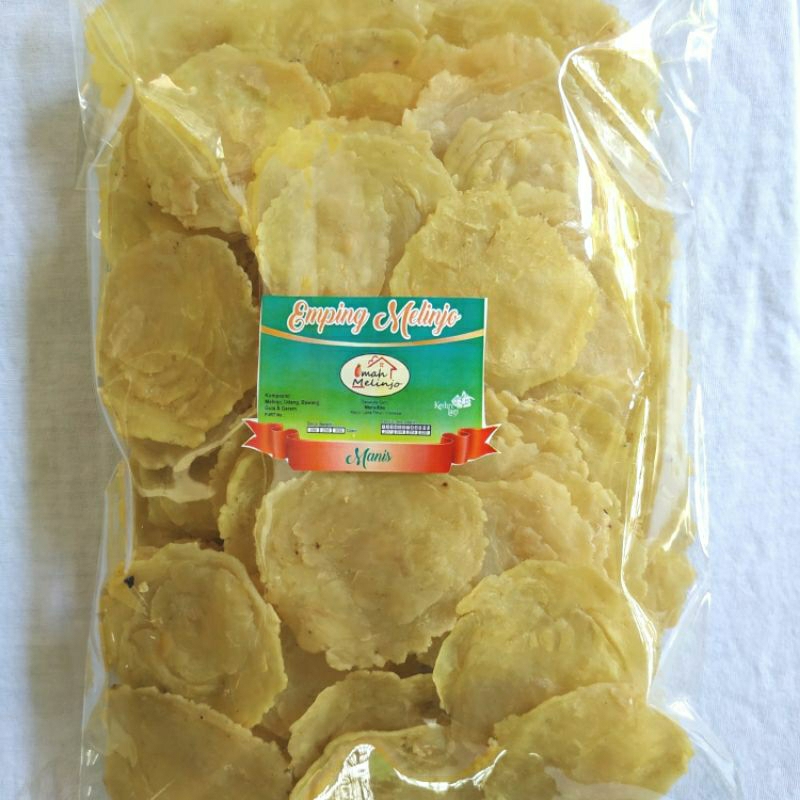 

Emping Melinjo Manis Udang Kecil Sedang 400gram by Omah Melinjo
