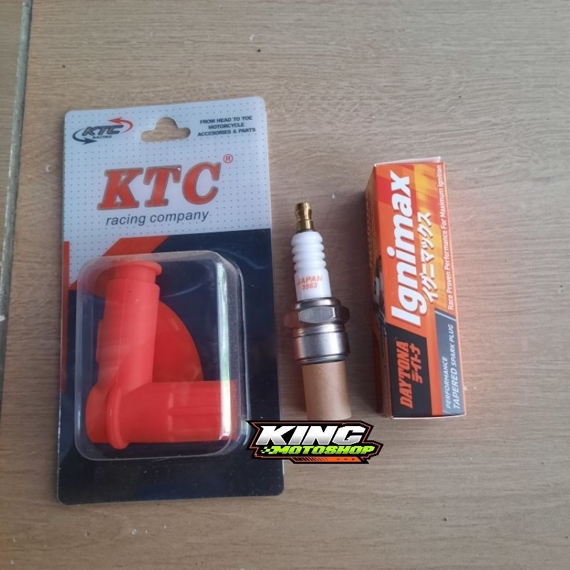 Cop Kop Busi KTC japan+Busi Untuk Rx king | Ninja | Vespa | FizR | Satria