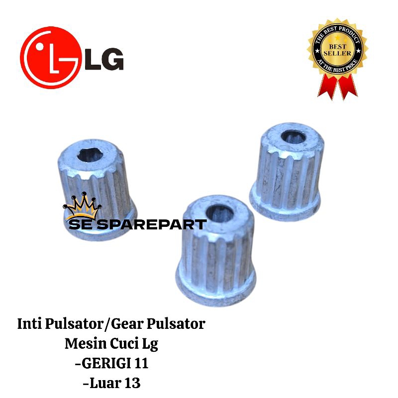 WP1460R GEAR GIT INTI PULSATOR MESIN CUCI LG 2 TABUNG GIGI 11 13