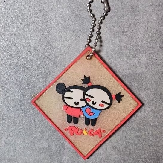 pucca gantungan kunci tas aksesoris bag charm
