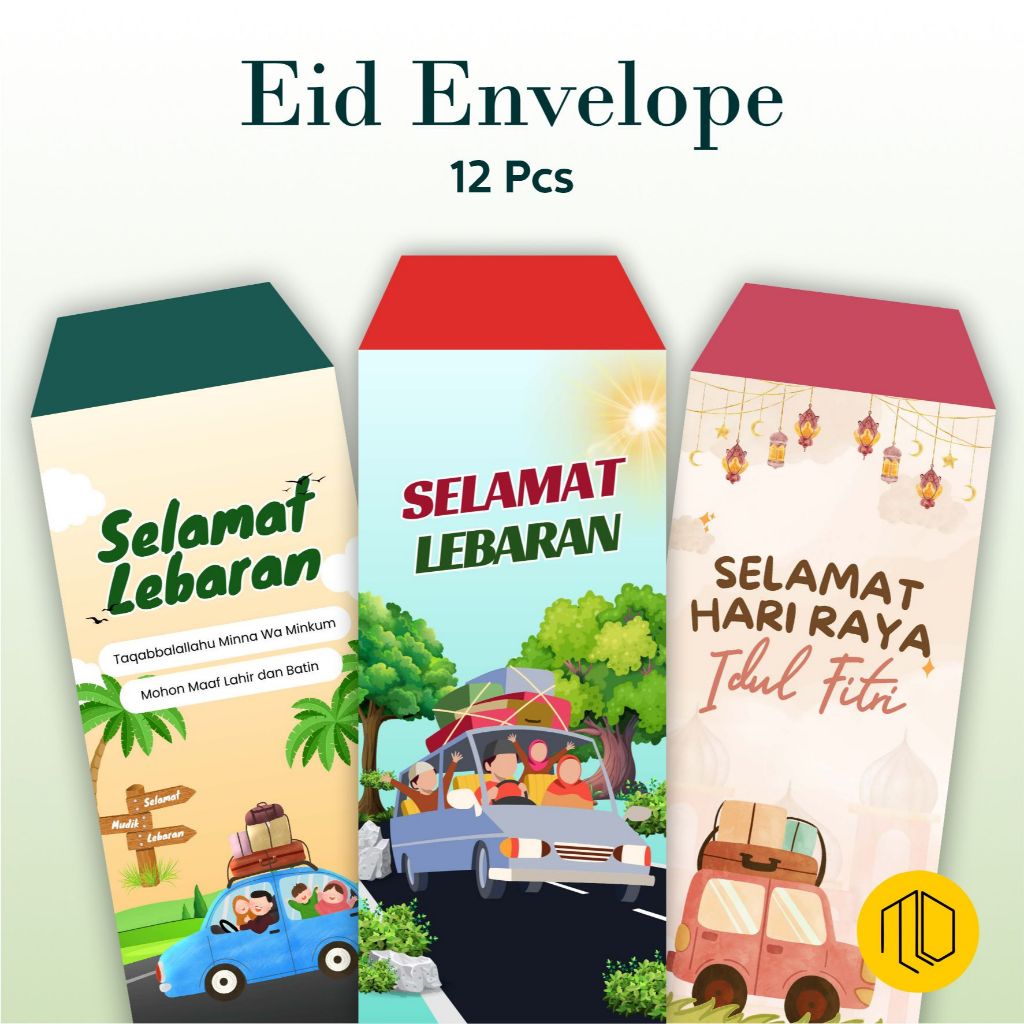 

(ISI 12 PCS) Amplop Lebaran Varian Mudik ( Special Edition ) / Amplop Lebaran Jumbo / Amplop Besar Uang Tanpa Lipat / Bahan Matte Paper 150 Gram / Grosir Amplop Lebaran /amplop Murah / Angpao Lebaran / Angpao / Ampau / Amplop Lebaran Unik / Amplop