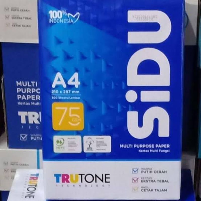 

Kertas A4 sidu 75gram 1rim isi 500sheet