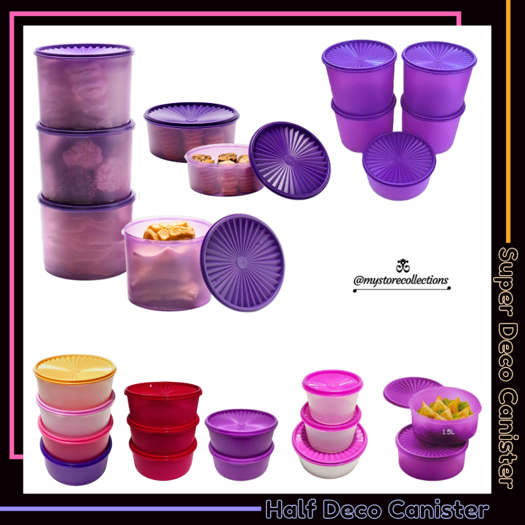 Super Deco Canister • Half Deco Canister • Classy Deco Canister * Indo - Import ( Toples ) Tupwr