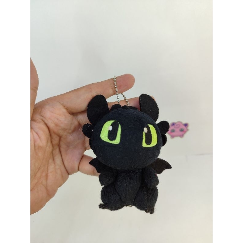 boneka night fury Tootles how to train your dragon keychain cut brand