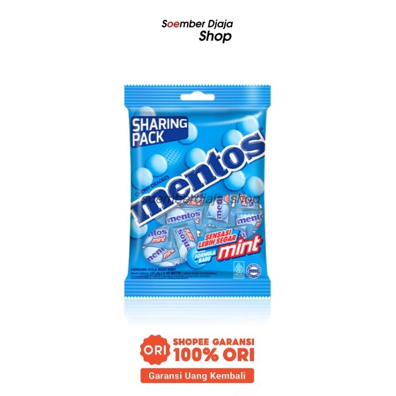 

Mentos Chewy Dragees Mint Pack 135gr. (50×2,7gr.)