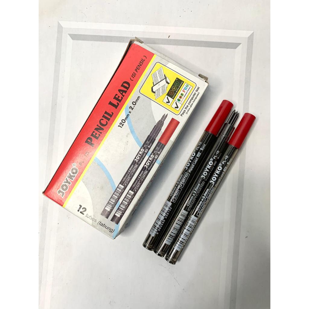 

JOYKO Pencil Leads 2.0/ Pencil Lead JOYKO 120mmX2.0mm (Kode PL-10, Isi 5)