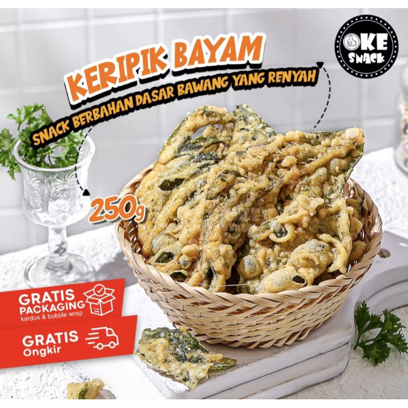 

kripik bayam 250g