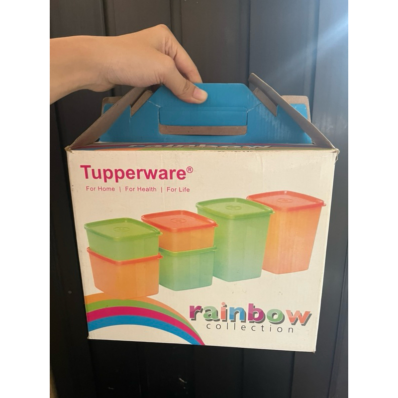 Tupperware Rainbow Collection Kotak Penyimpanan
