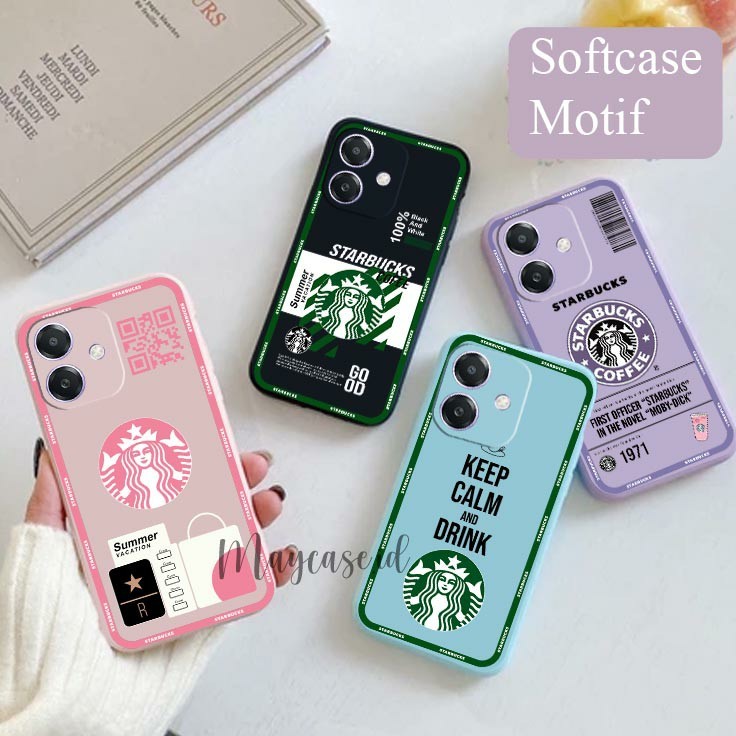 Softcase Square Edge Silikon Motif UV For Oppo A5S A16 A3X A3 NFC A77S A57 2022 Kesing HP Motif Lucu