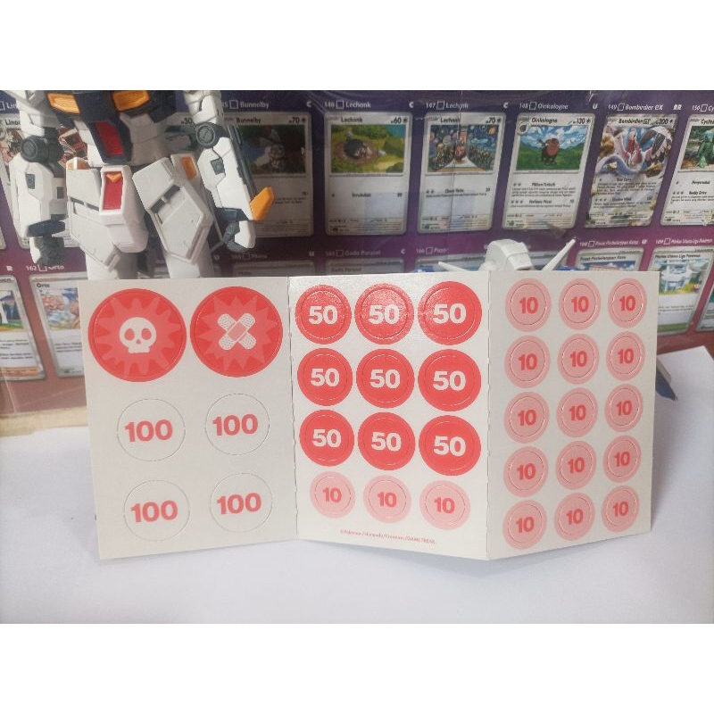 Token Kerusakan Pokemon - Pokemon/Nintendo/Creature/GAME FREAK