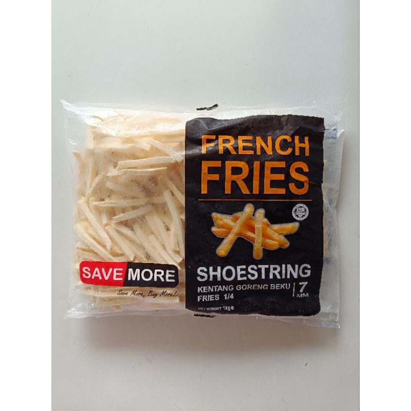 

SAVE MORE KENTANG GORENG / FRENCH FRIES SHOESTRING 1kg