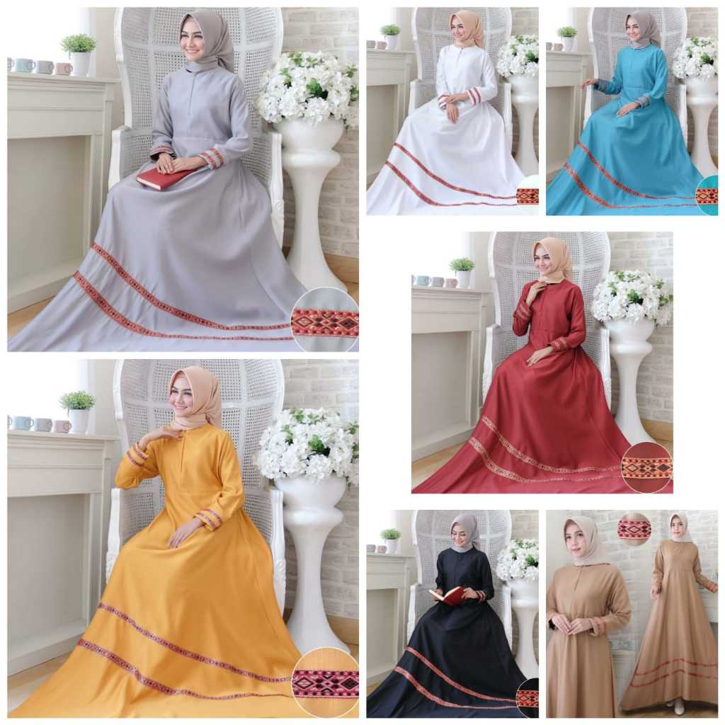 Pakaian Gaun Pesta Gamis Brukat Baju Kebaya Gamis Wanita Terbaru Gamis Syari Gamis Remaja Kebaya Unt