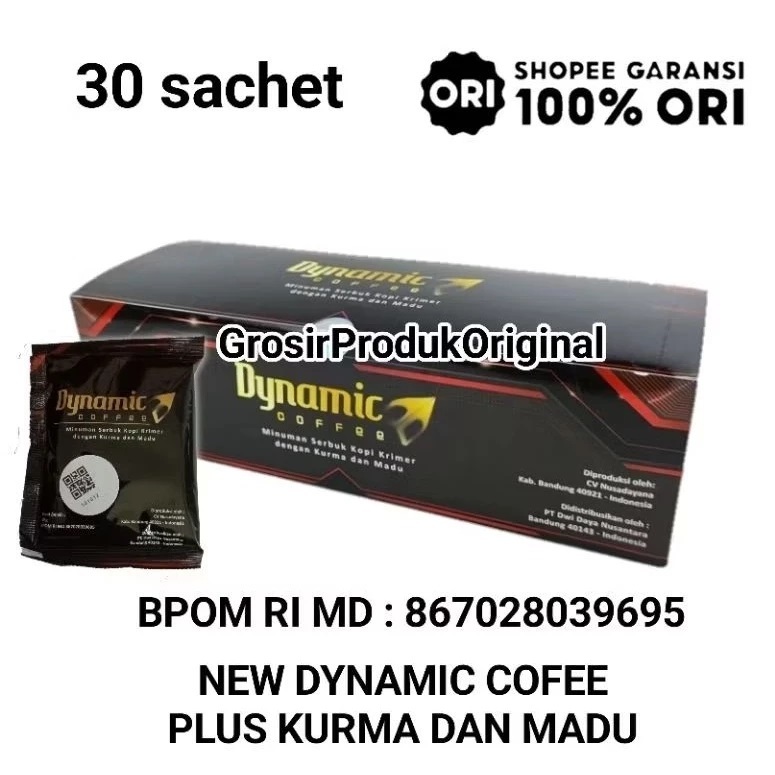 

Kopi Dinamik Original 3 Box isi 30 sachet Kopi Dynamic Original