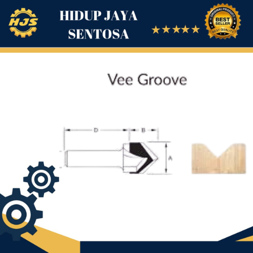 Mata Router Vee Groove Mata Profil Vee Groove Mata Trimmer OSSEL