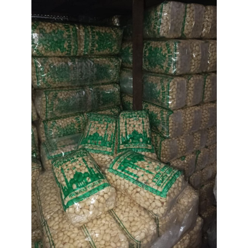 

Kacang Kupas Tuban Barokah Asli Gurih Garing Kemasan 350 gr Isi 1 Ball 10 Bungkus