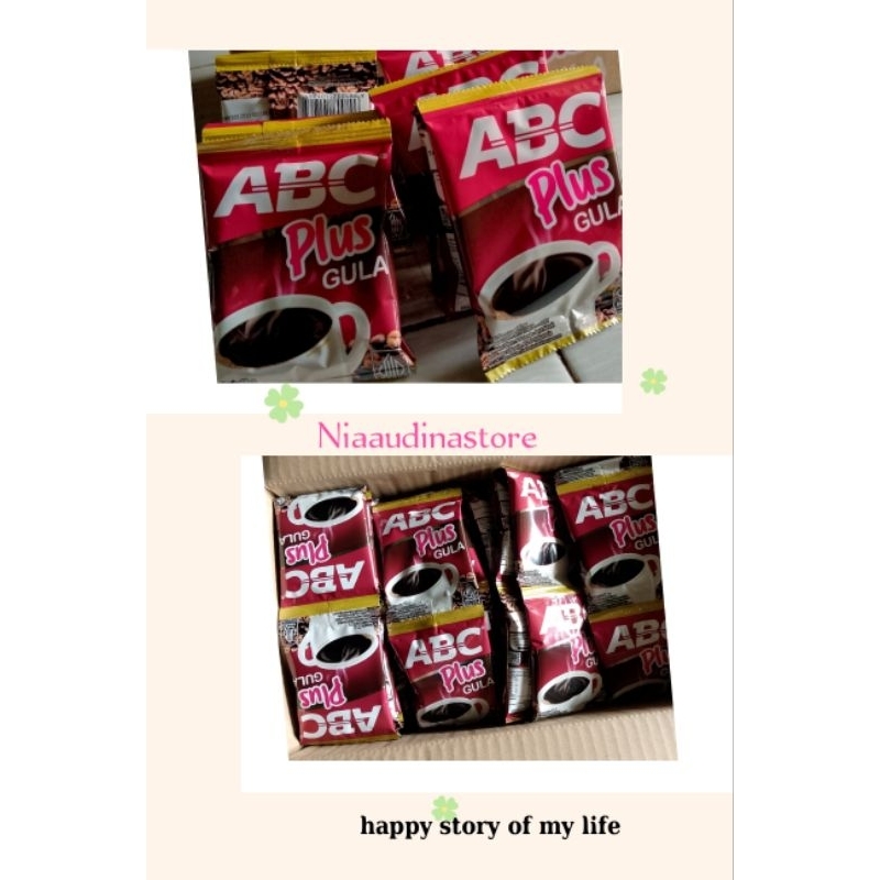 

Kopi ABC plus gula 1 renceng tinggal seduh