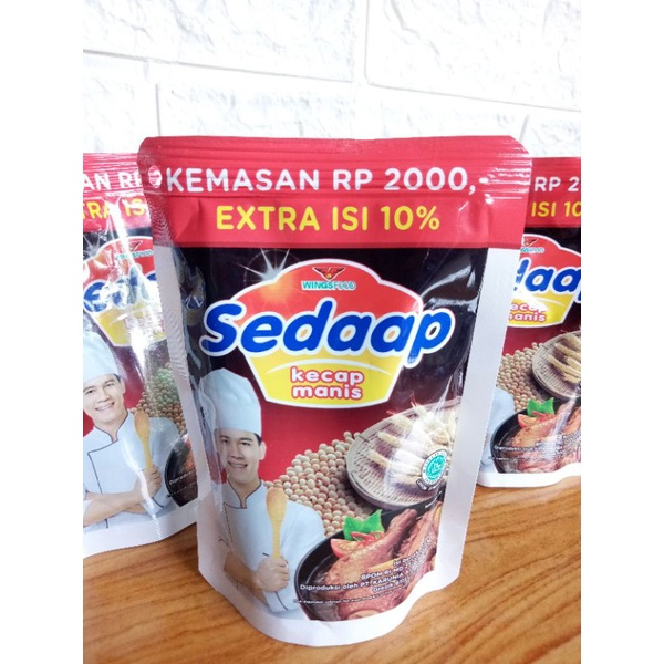 

Kecap Sedaap 63ml Kecap Sedaap 2000 / KECAP SEDAAP POUCH ECERAN 2000 // KECAP SEDAP 63 ML