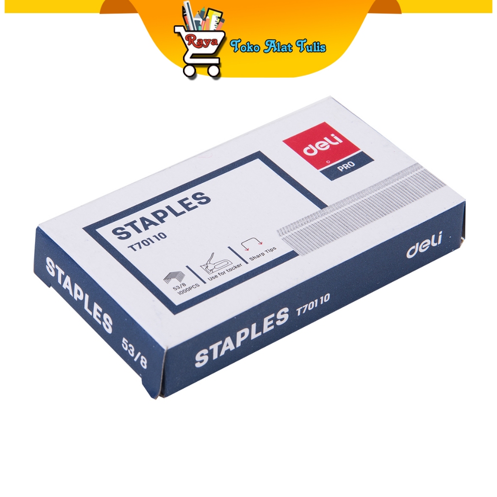 

Deli Staples Tacker 53/8 (Silver) ET70110