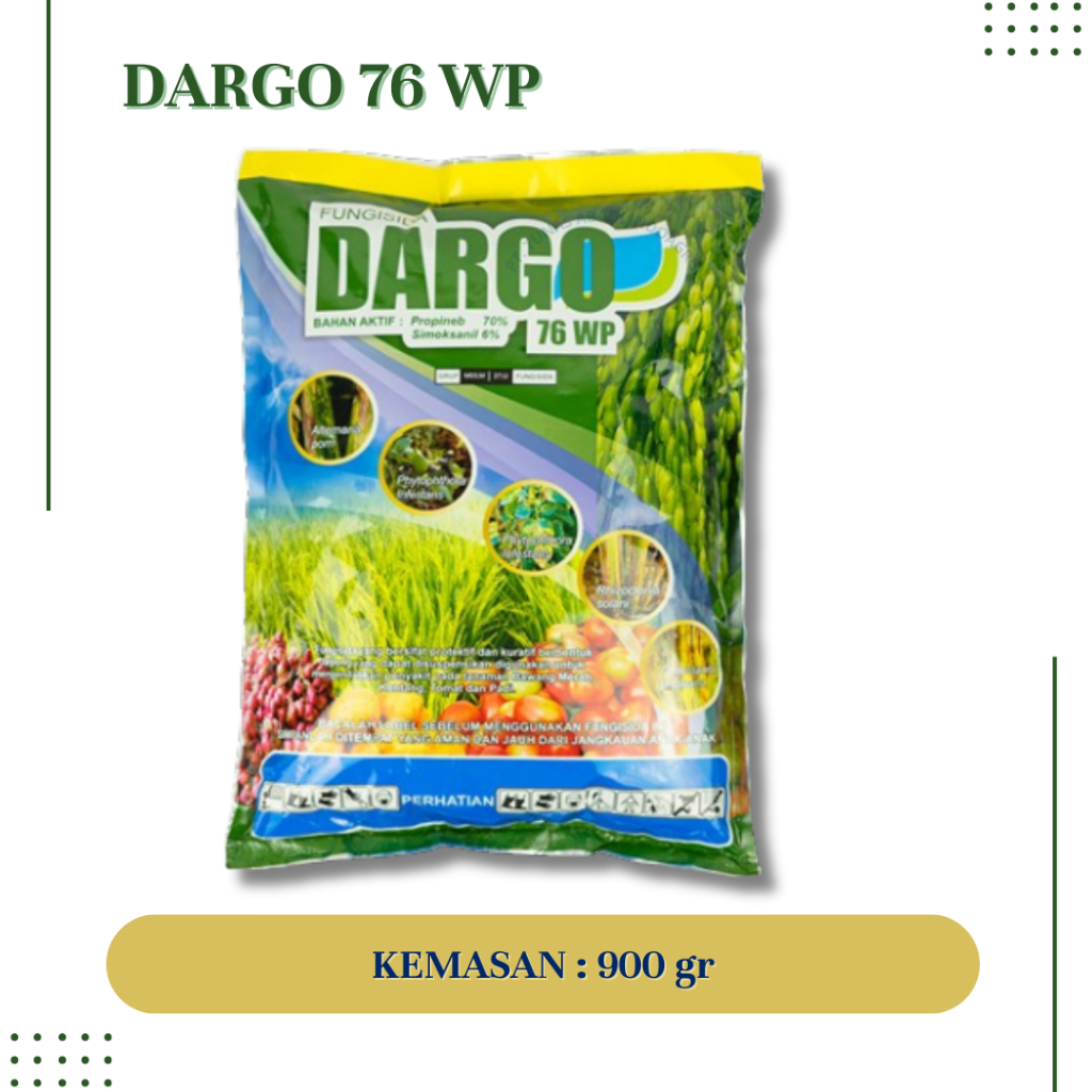 Fungisida DARGO 76 WP kemasan 900gram