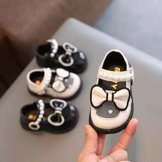Sepatu Balita Motif Pita Lucu Kekinian