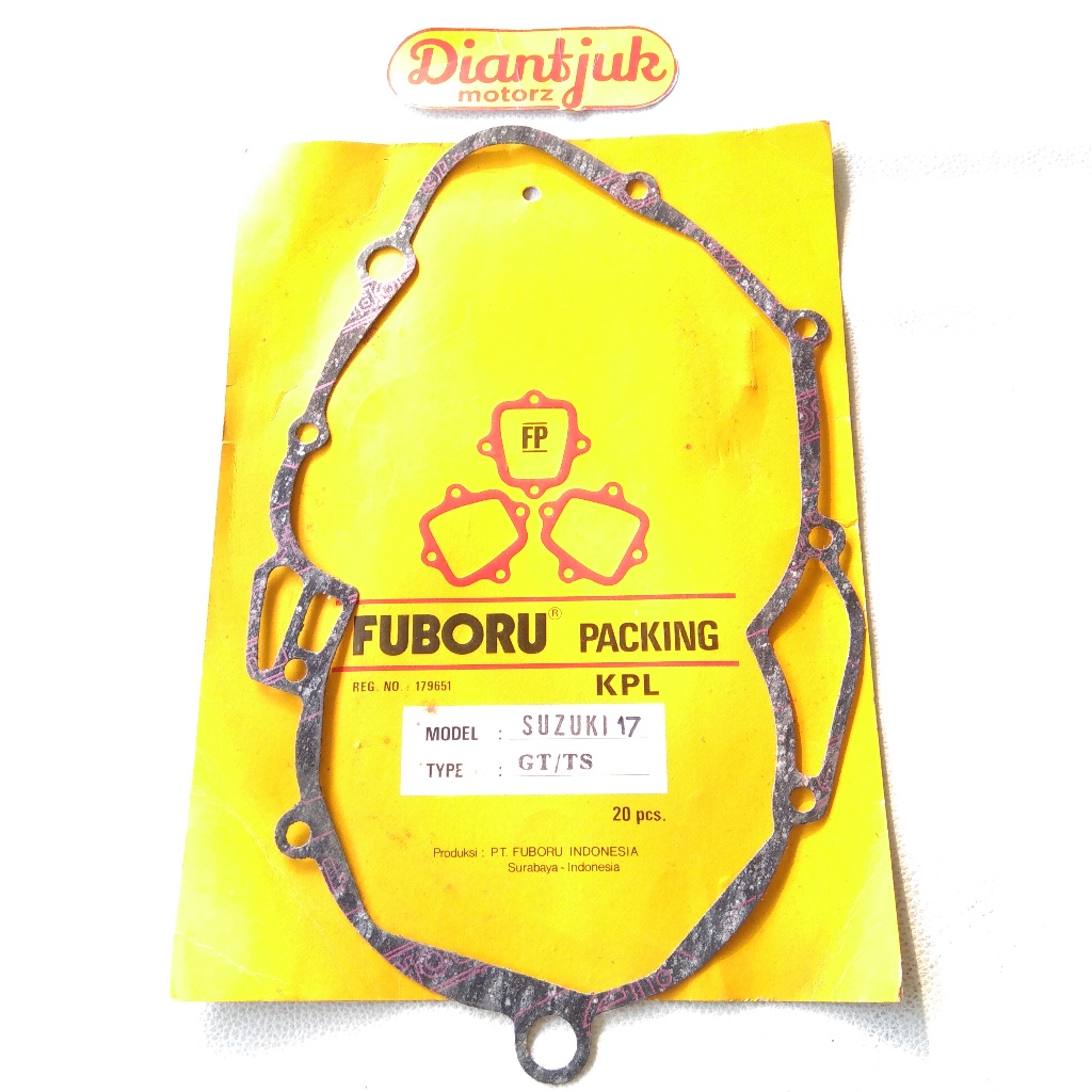 Gasket Paking Perpak Calter Blok Bak Kanan Kopling Suzuki TS100 GT100 TS GT 100