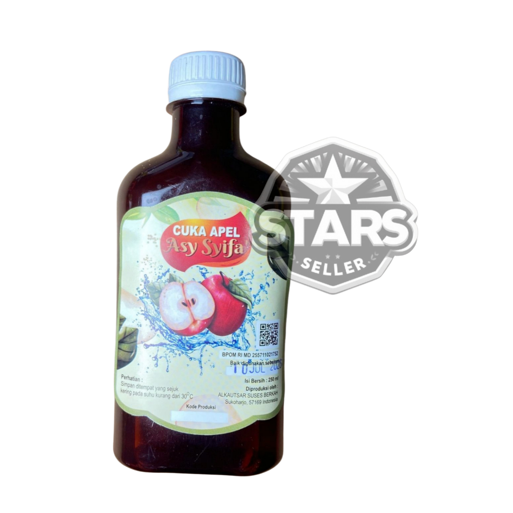 

Cuka Apel Murni Asy Syifa Premium 250ml With Mother Lemon Botol COD