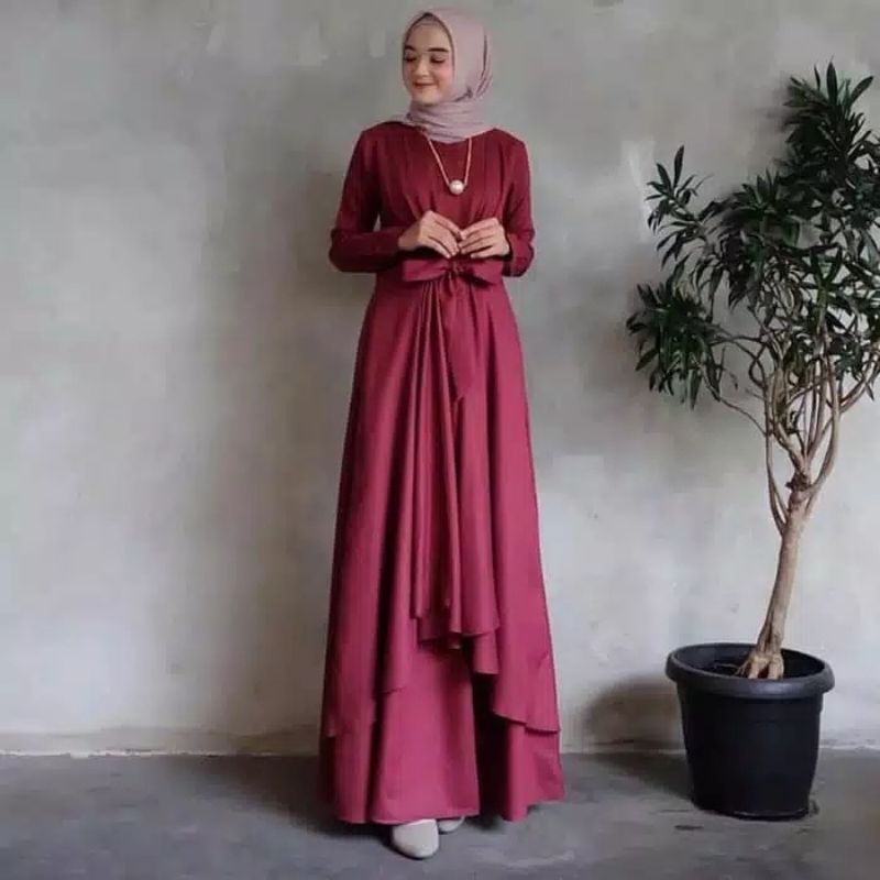 MEQA DAILY - MEGA DAILY - Aluna Gamis Maxi Wanita Terbaru