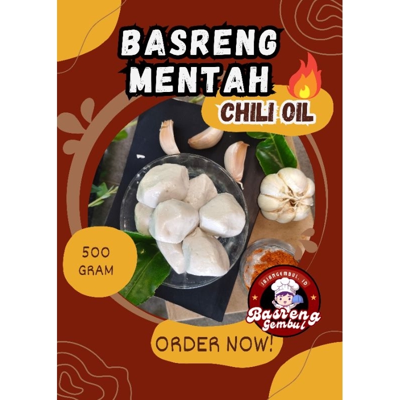 

BASRENG MENTAH 500GRAM CHILI OIL BasrengGembul|Basreng vacum